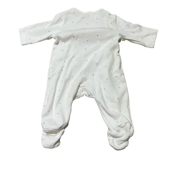 Little Me Welcome to the World snap up preemie footie pajamas - Picture 2 of 3